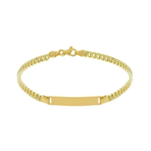 callegaro1964 Bracciale Grumette Con Targa In Oro Giallo 18kt Outlet