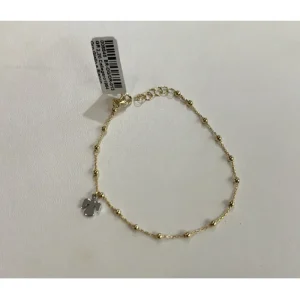 callegaro1964 Bracciale Oro Giallo con Angelo Oro Bianco 18kt Outlet