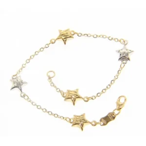 callegaro1964 Bracciale oro giallo e bianco stelle Sale