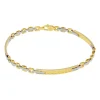 callegaro1964 Bracciale uomo oro giallo e bianco Fashion