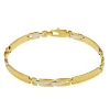 callegaro1964 Bracciale uomo oro giallo e bianco Sale