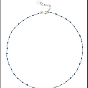 chantecler Catena in argento e smalto blu Hot