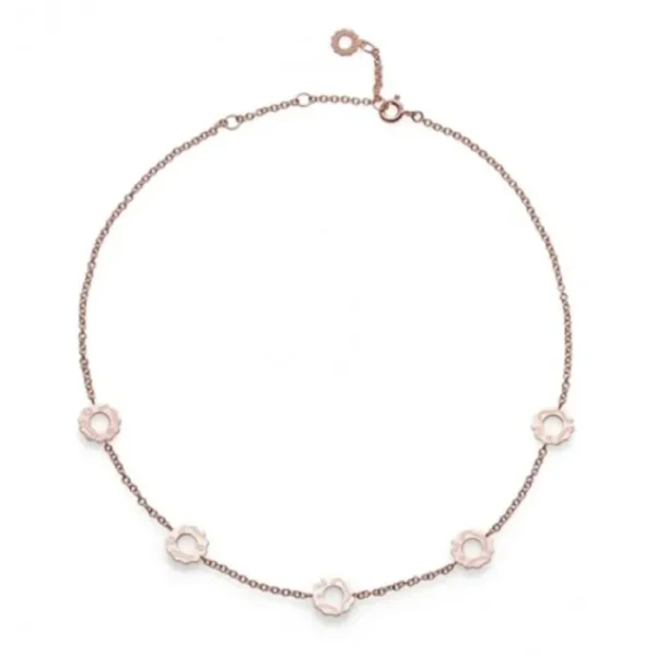 chantecler Collana con simboli Suamèm in oro rosa 9Kt Online