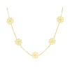 callegaro1964 Collana Fiori in Oro Giallo Fashion