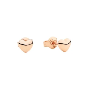 dodo Orecchini Stud Cuore In Oro Rosa 9kt Best