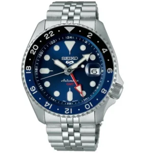 seiko 5 SPORTS GMT Automatico Quadrante Blu Clearance