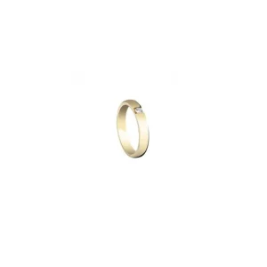 damiani VERAMORE - Fede Nuziale Oro Giallo con diamante esterno 3,5 mm Sale